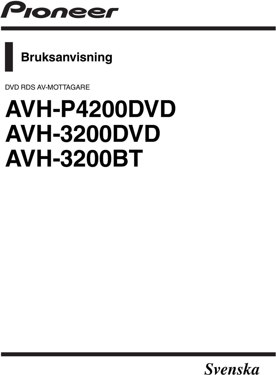 AVH-P4200DVD