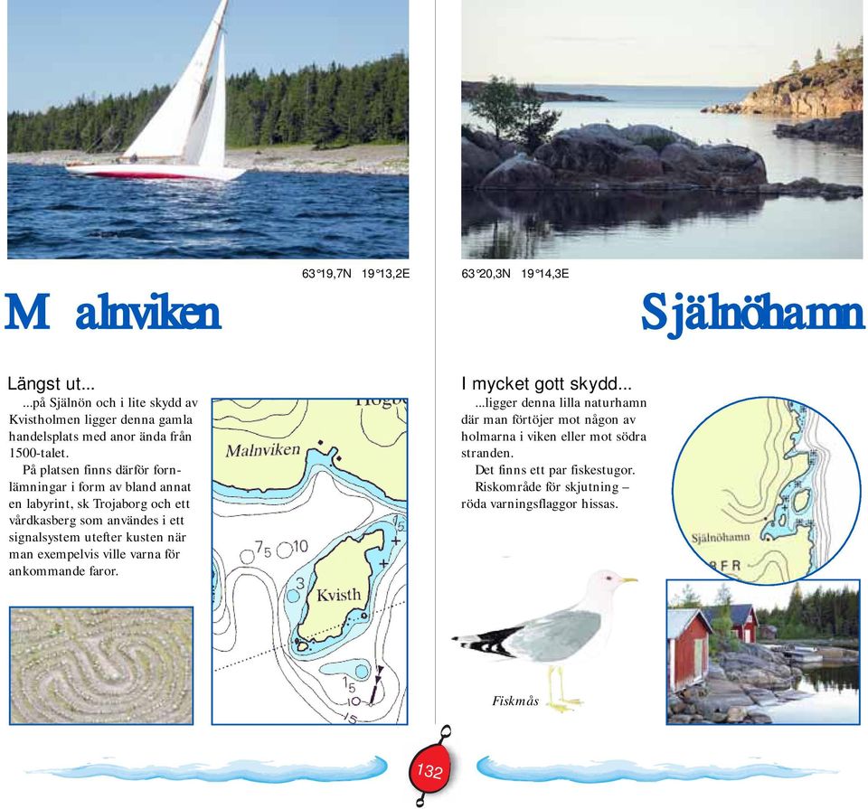 På platsen finns därför fornlämningar i form av bland annat en labyrint, sk Trojaborg och ett vårdkasberg som användes i ett signalsystem utefter