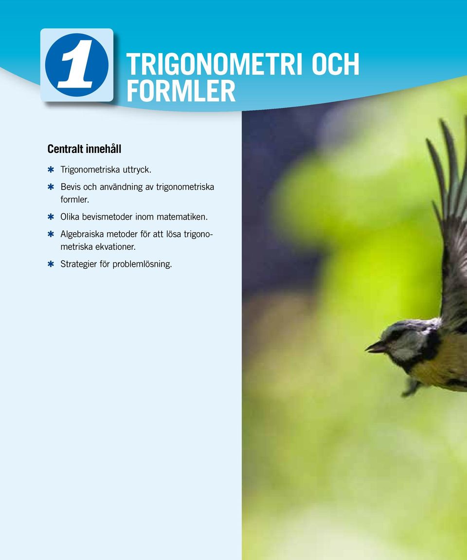 Algebraiska metoder för att lösa trigonometriska ekvationer.