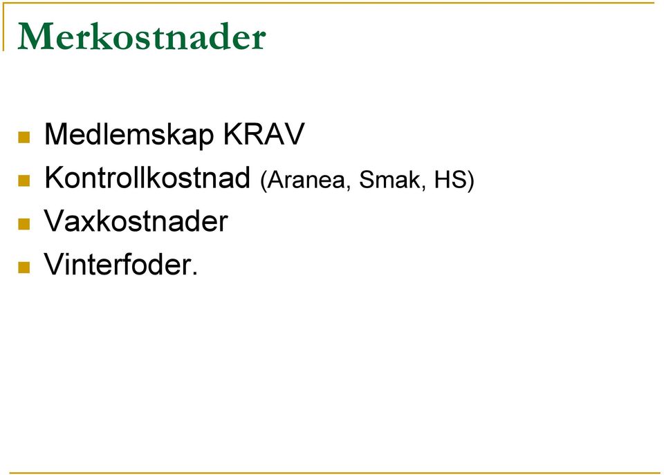 Kontrollkostnad