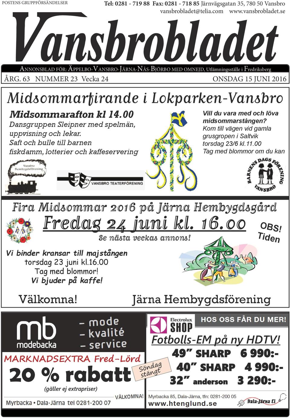 dala järna marknad 2016