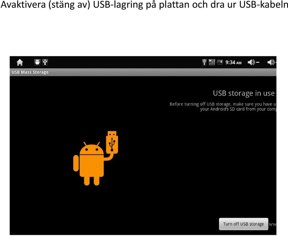 USB-lagring på