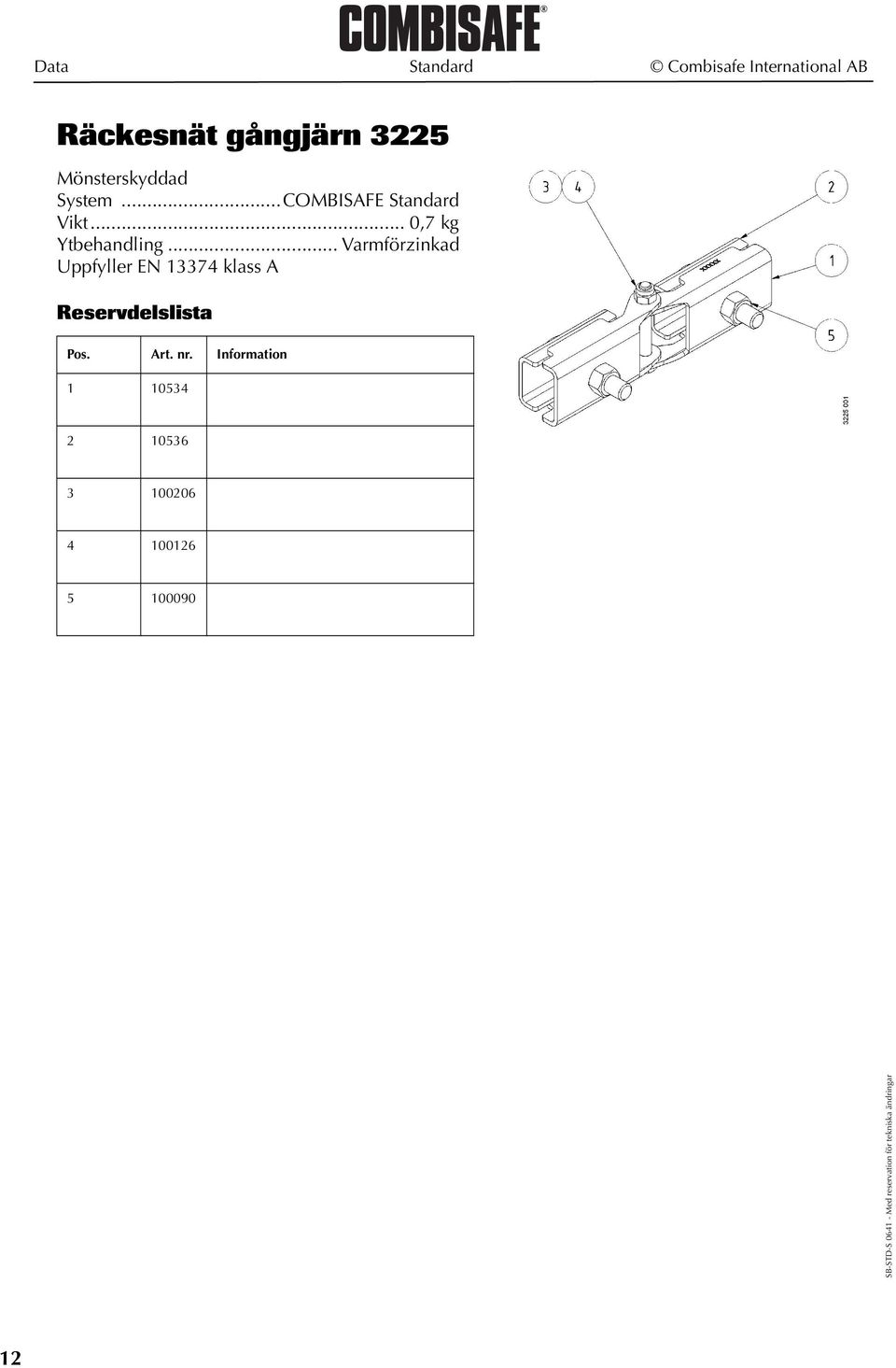 .. 0,7 kg Ytbehandling.