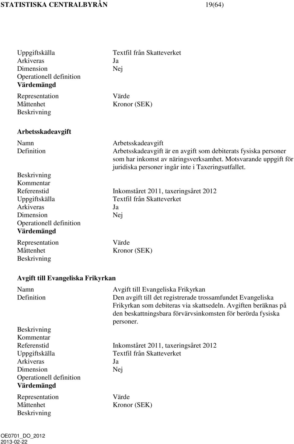 Avgift till Evangeliska Frikyrkan Avgift till Evangeliska Frikyrkan Den avgift till det registrerade trossamfundet