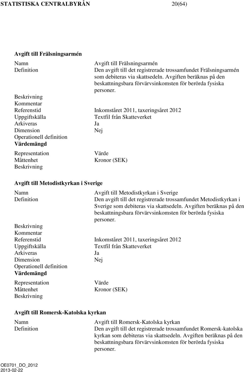 Avgift till Metodistkyrkan i Sverige Avgift till Metodistkyrkan i Sverige Den avgift till det registrerade trossamfundet Metodistkyrkan i Sverige som debiteras via skattsedeln.
