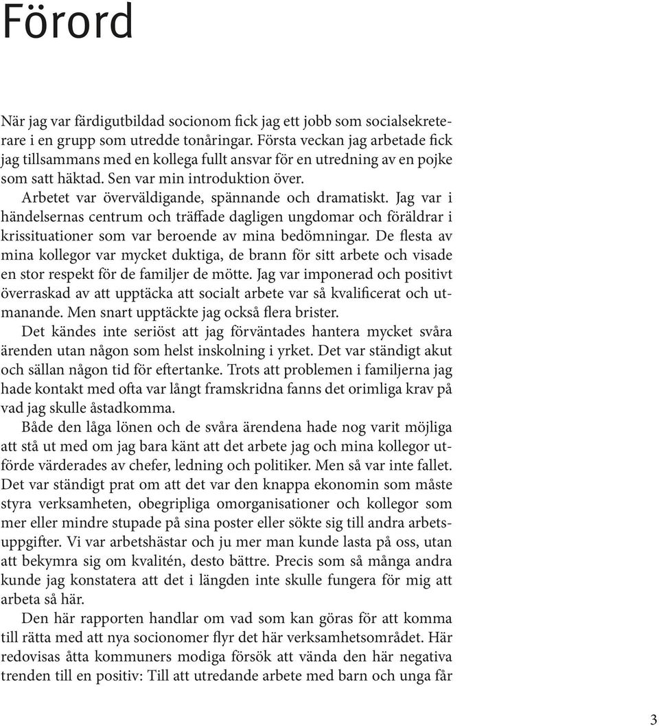 Arbetet var överväldigande, spännande och dramatiskt. Jag var i händelsernas centrum och träffade dagligen ungdomar och föräldrar i krissituationer som var beroende av mina bedömningar.