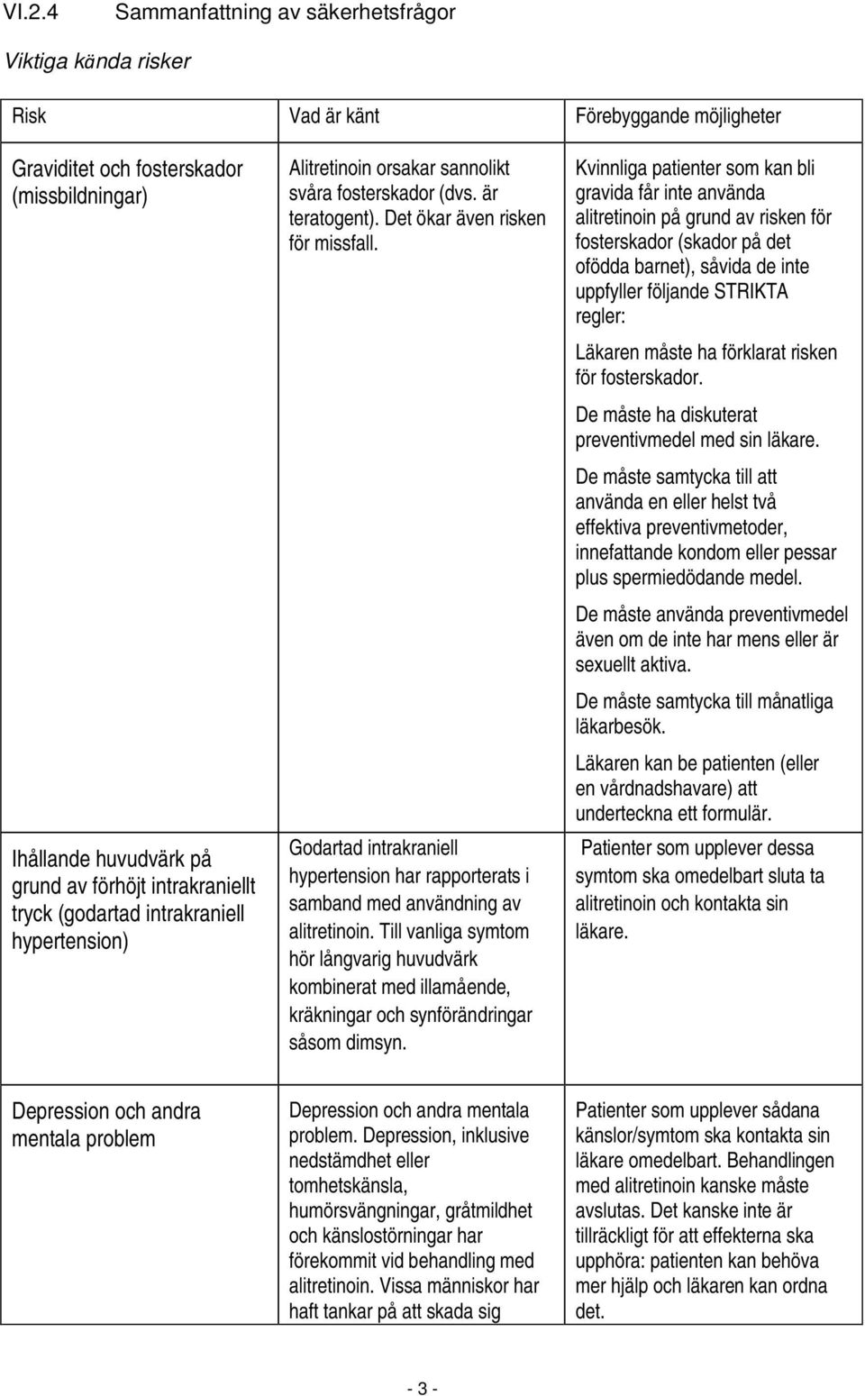 Godartad intrakraniell hypertension har rapporterats i samband med användning av alitretinoin.