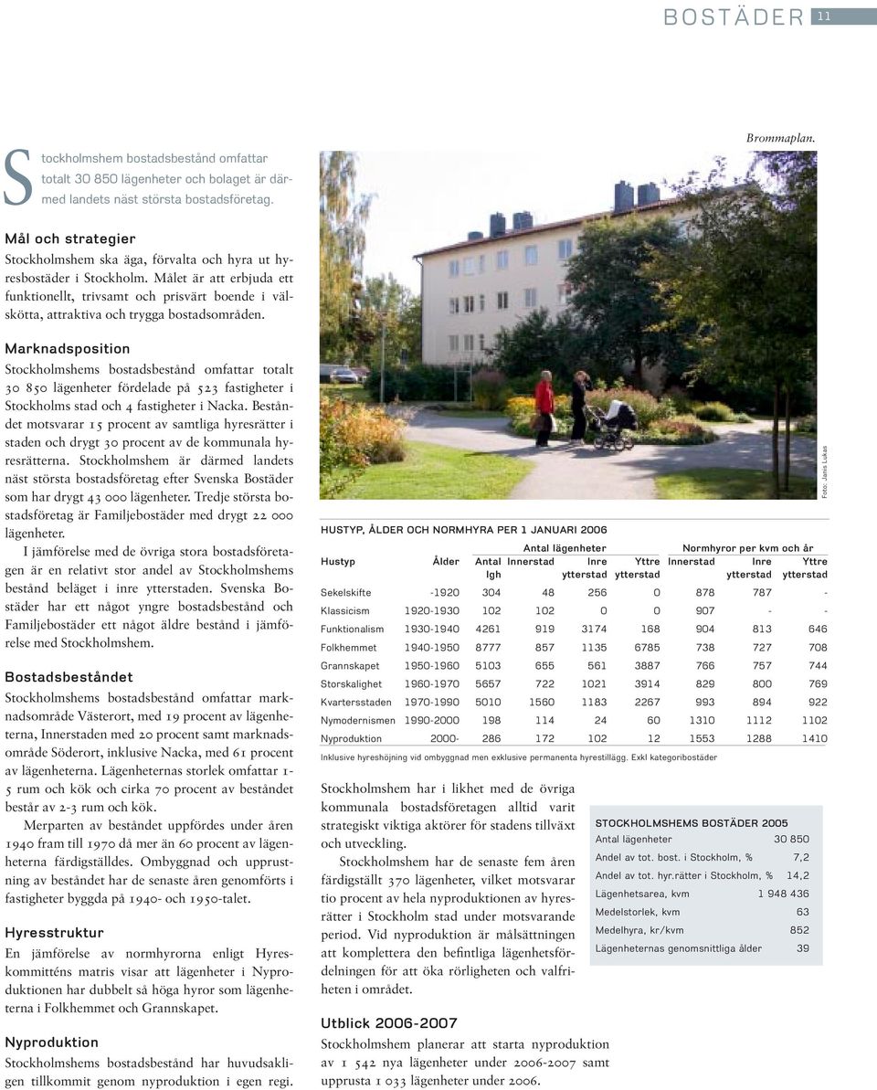 Målet är att erbjuda ett funktionellt, trivsamt och prisvärt boende i välskötta, attraktiva och trygga bostadsområden.
