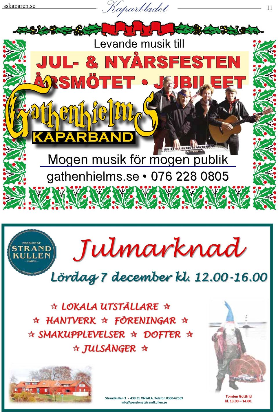 KAPARBAND Mogen musik för mogen publik gathenhielms.