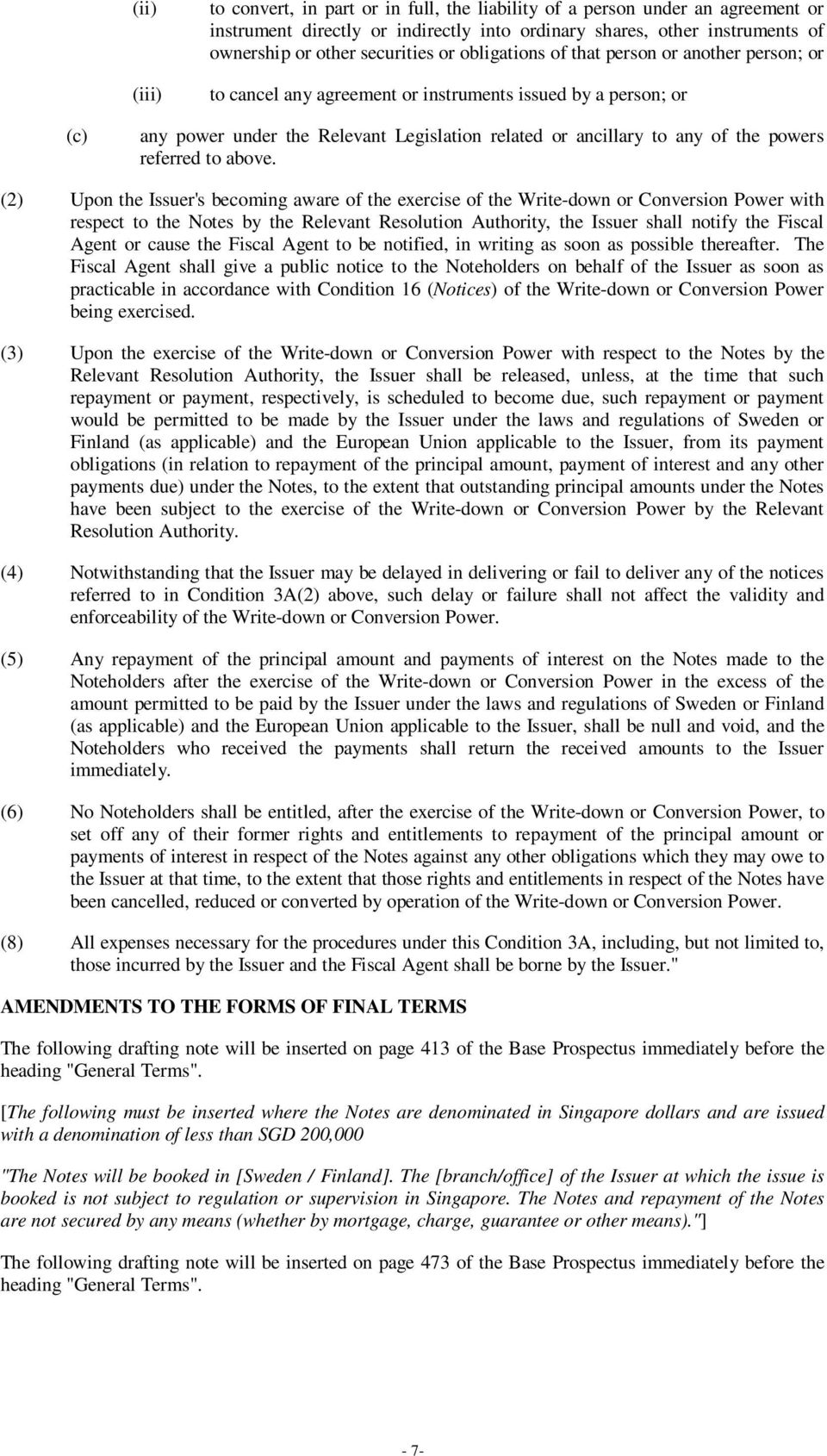 powers referred to above.