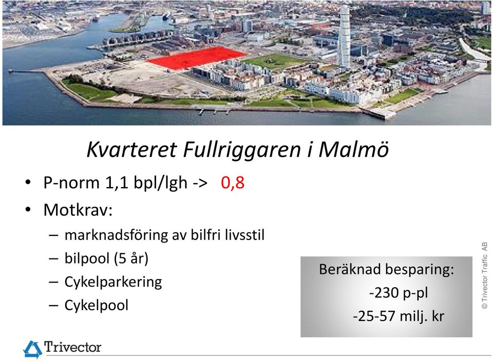 bilfri livsstil bilpool (5 år) Cykelparkering