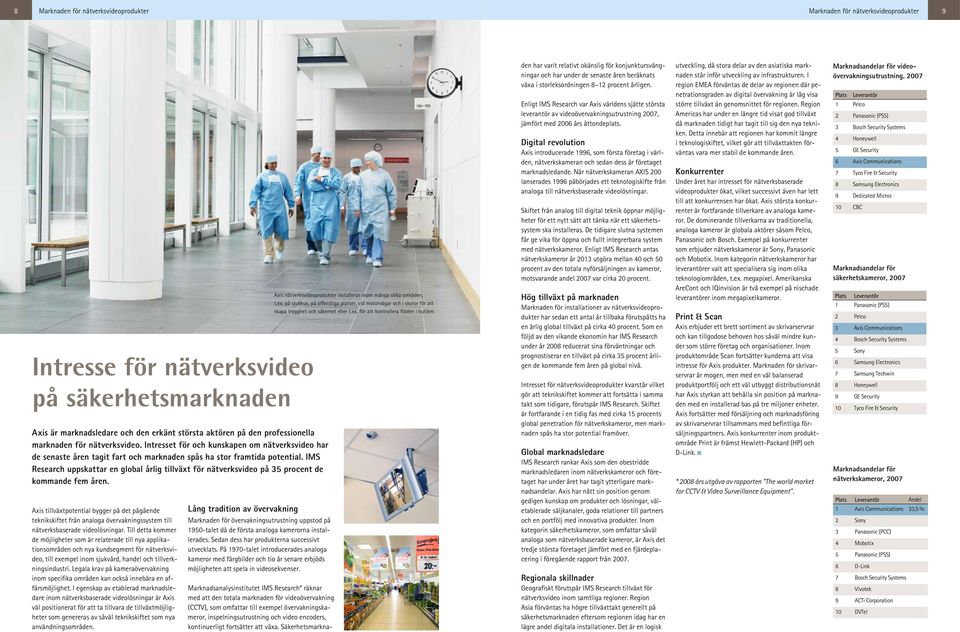 IMS Research uppskattar en global årlig tillväxt för nätverksvideo på 35 procent de kommande fem åren.
