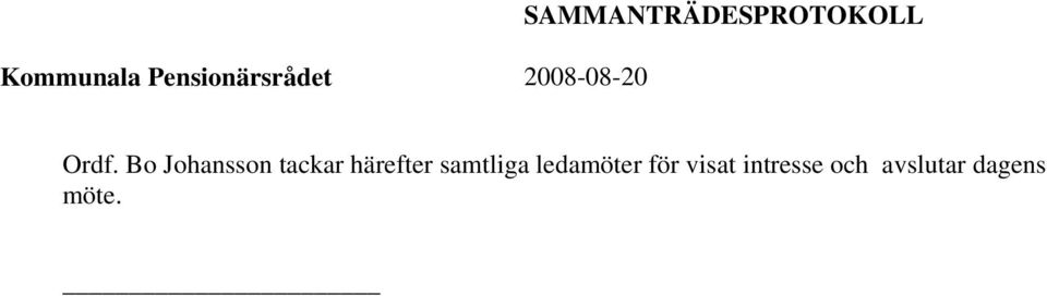 ledamöter för visat