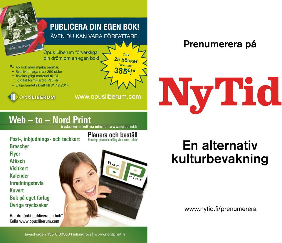 com Web to Nord Print trycksaker enkelt via internet, www.nordprint.