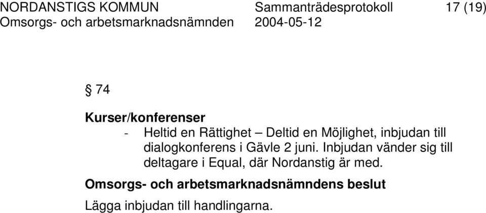 inbjudan till dialogkonferens i Gävle 2 juni.