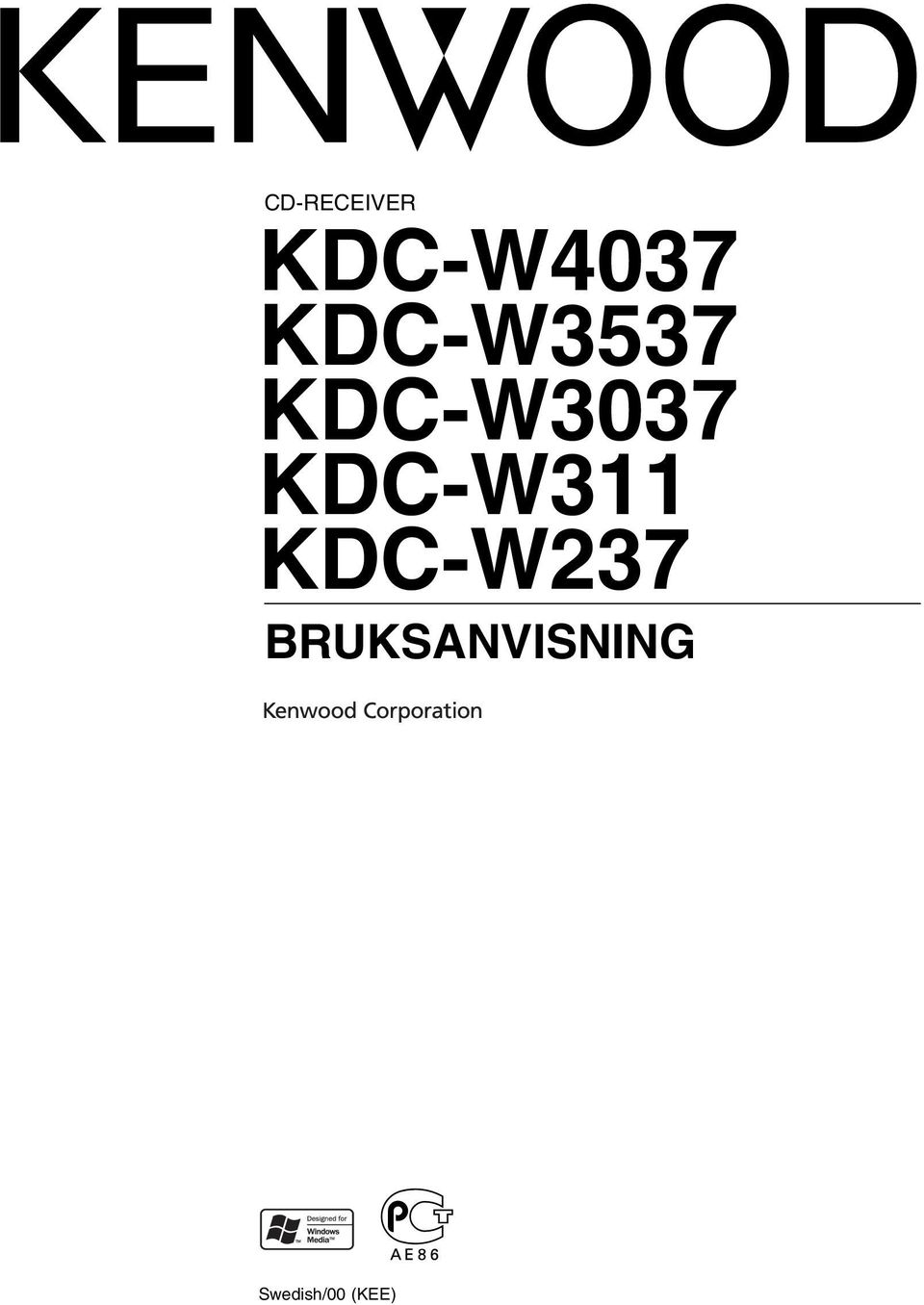 KDC-W311 KDC-W237