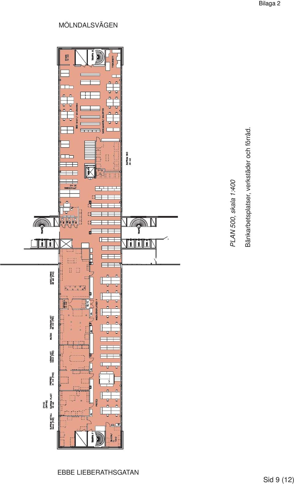 PLAN 500, skala 1:400 Bilaga