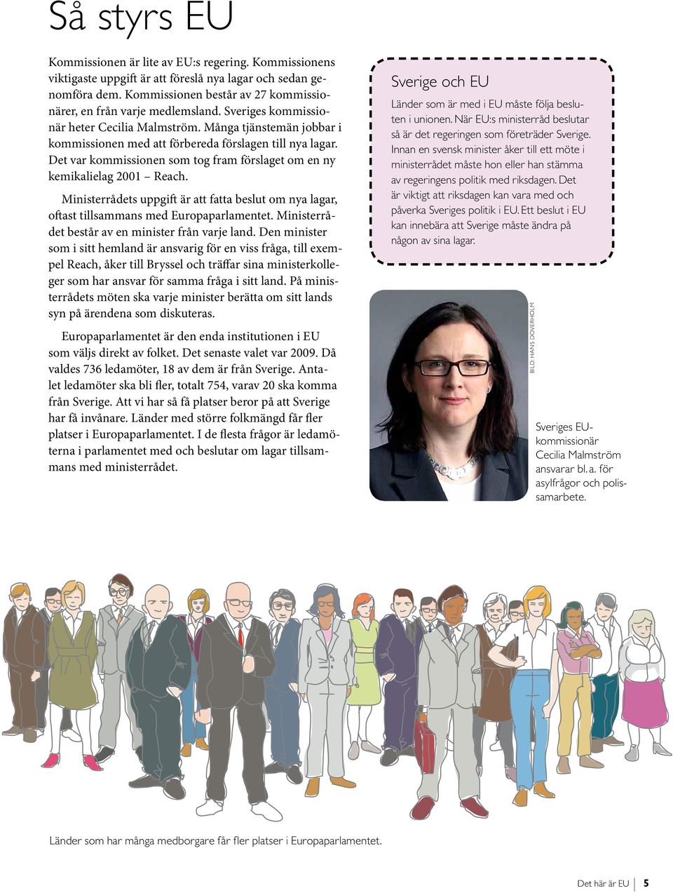 Det var kommissionen som tog fram förslaget om en ny kemikalielag 2001 Reach. Ministerrådets uppgift är att fatta beslut om nya lagar, oftast tillsammans med Europaparlamentet.
