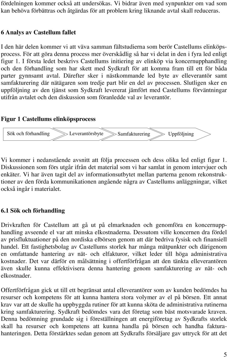 För att göra denna process mer överskådlig så har vi delat in den i fyra led enligt figur 1.