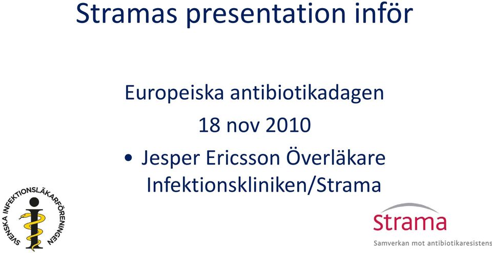 18 nov 2010 Jesper Ericsson