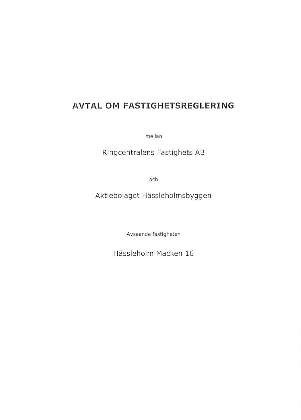 Aktieboaget Hässehomsbyggen