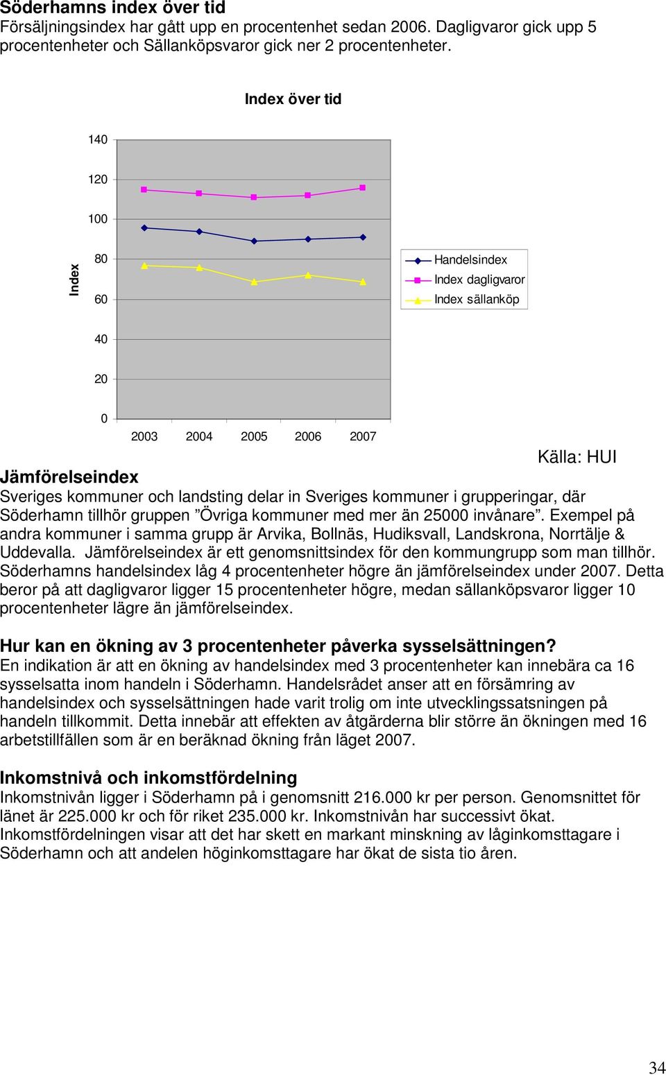 kommuner i grupperingar, där Söderhamn tillhör gruppen Övriga kommuner med mer än 25000 invånare.