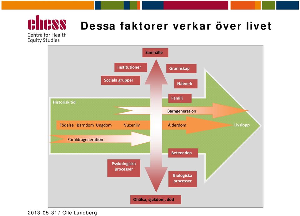 Födelse Barndom Ungdom Vuxenliv Ålderdom Livslopp