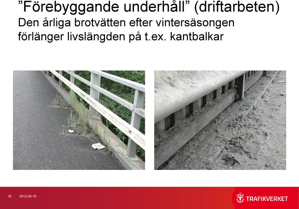 brotvätten efter vintersäsongen