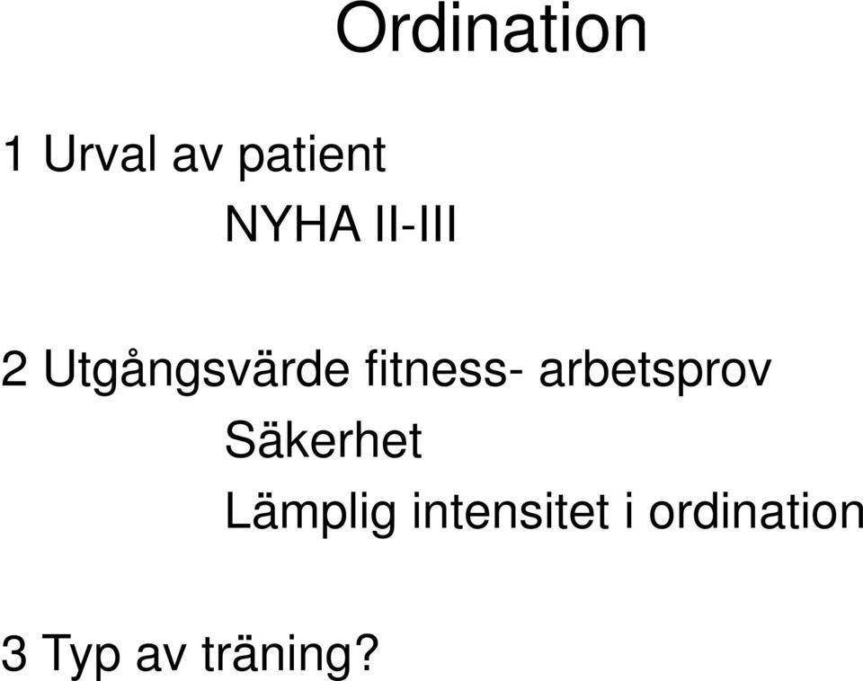fitness- arbetsprov Säkerhet