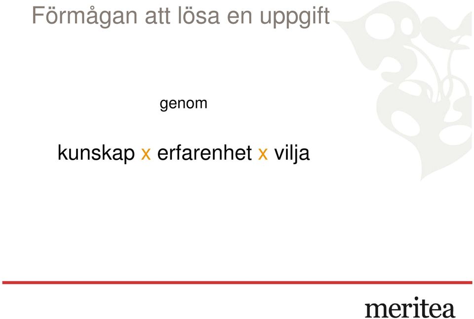 genom kunskap x