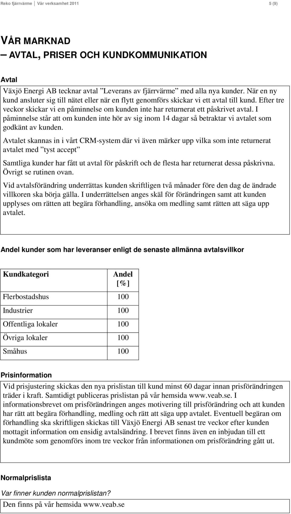 I påminnelse står att om kunden inte hör av sig inom 14 dagar så betraktar vi avtalet som godkänt av kunden.