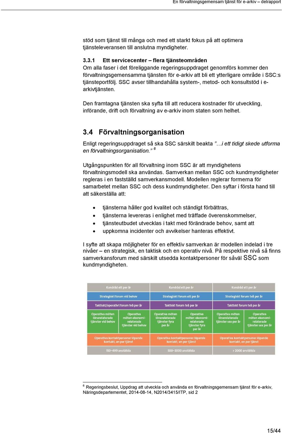 tjänsteportfölj. SSC avser tillhandahålla system-, metod- och konsultstöd i e- arkivtjänsten.