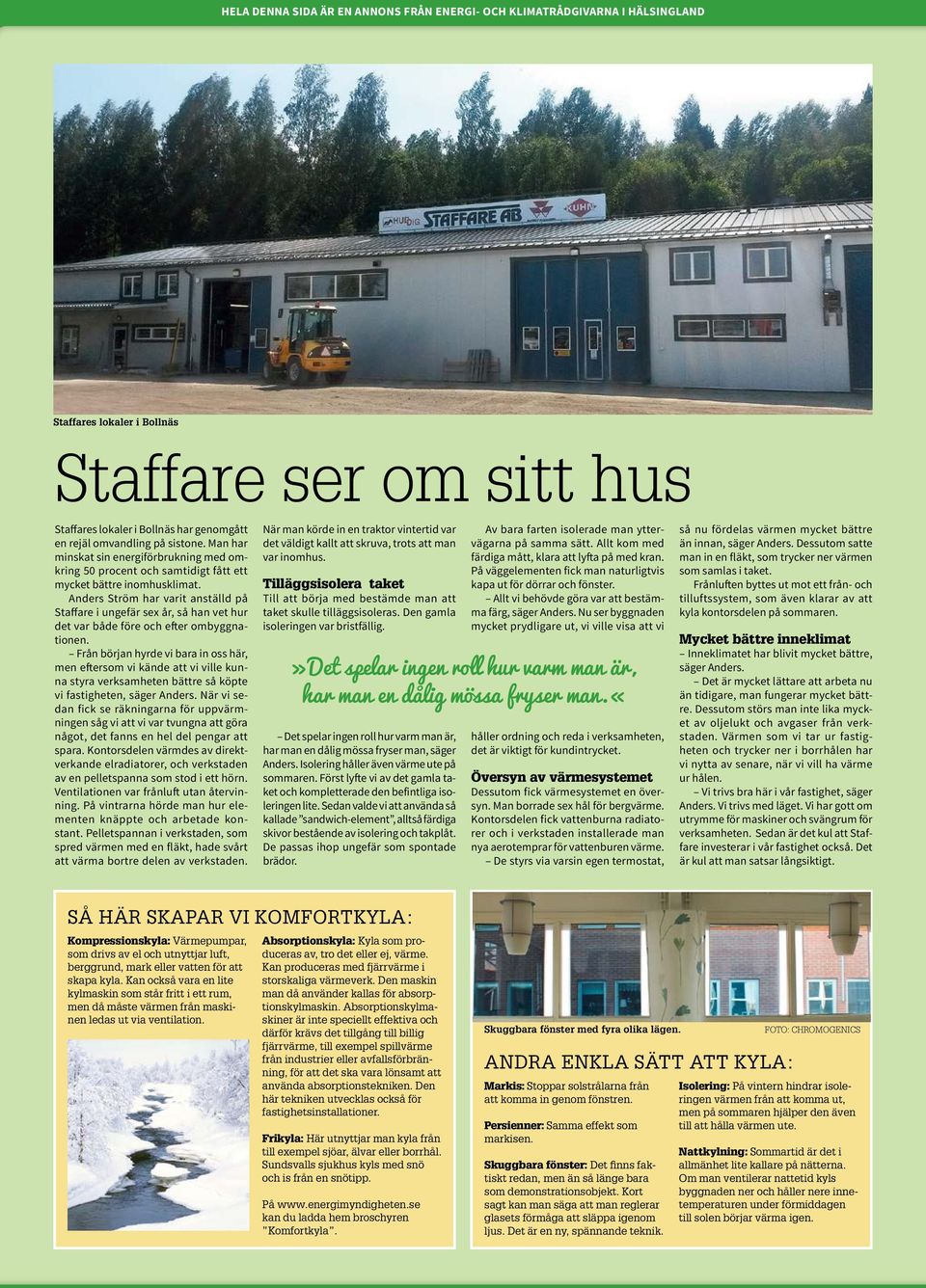 Frå börja hyrd vi bara i oss här, m ftrsom vi käd att vi vill kua styra vrksamht bättr så köpt vi fastight, sägr Adrs.