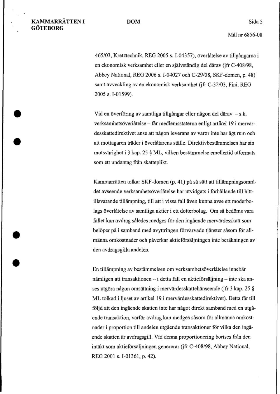 48) samt avveckl