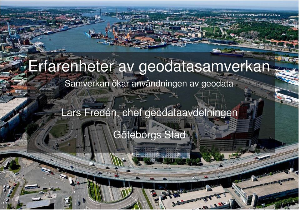 användningen av geodata Lars