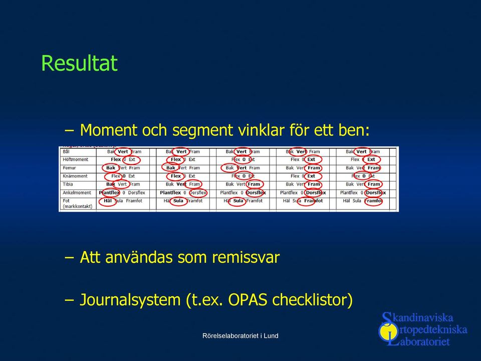 användas som remissvar