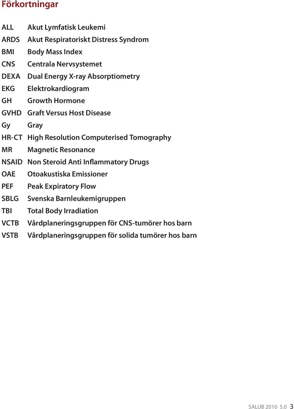 MR Magnetic Resonance NSAID Non Steroid Anti Inflammatory Drugs OAE Otoakustiska Emissioner PEF Peak Expiratory Flow SBLG Svenska
