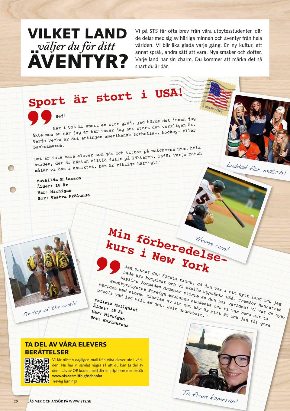 Här i USA är sport en stor grej, jag hörde det innan jag åkte men nu när jag är här inser jag hur stort det verkligen är. Varje vecka är det antingen amerikansk fotbolls-, hockey- eller basketmatch.