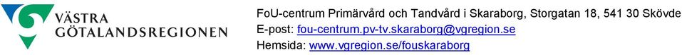 E-post: fou-centrum.pv-tv.