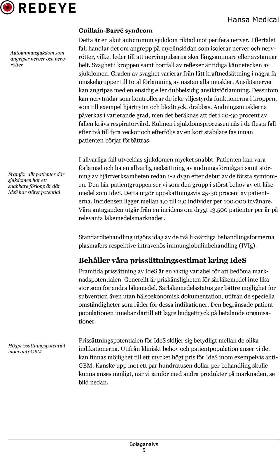 Svaghet i kroppen samt bortfall av reflexer är tidiga kännetecken av sjukdomen.