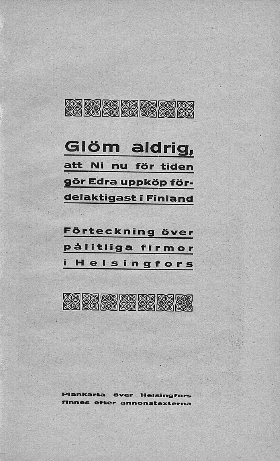 fördelaktigast i Finland Förteckning över