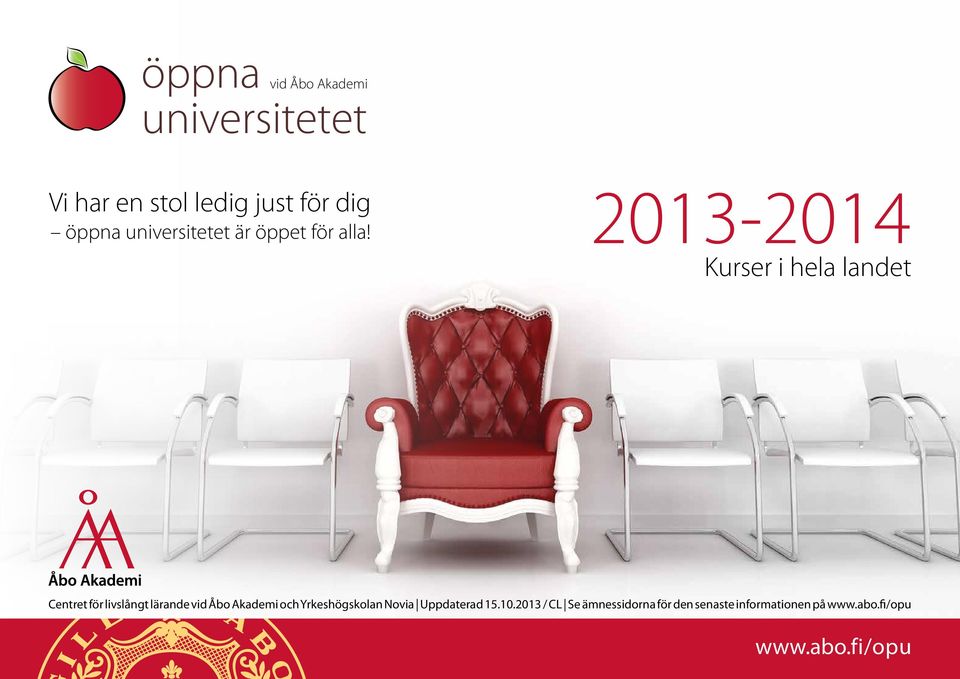 2013-2014 Kurser i hela landet Centret för livslångt lärande vid Åbo Akademi
