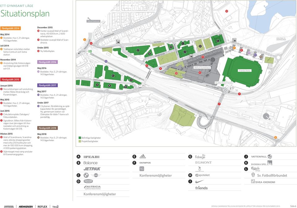 Hösten 2015 8 9 Mall of Scandinavia, Scandina viens största shopping center med cirka 250 butiksytor och mer än 100 000 kvm shopping, 4 000 parkeringsplatser.