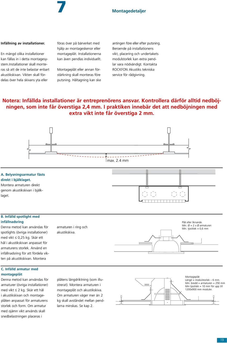 ROCKFON Mono. Akustikputssystem - Juni Montageanvisning För certifierade  ROCKFON Mono entreprenörer - PDF Free Download