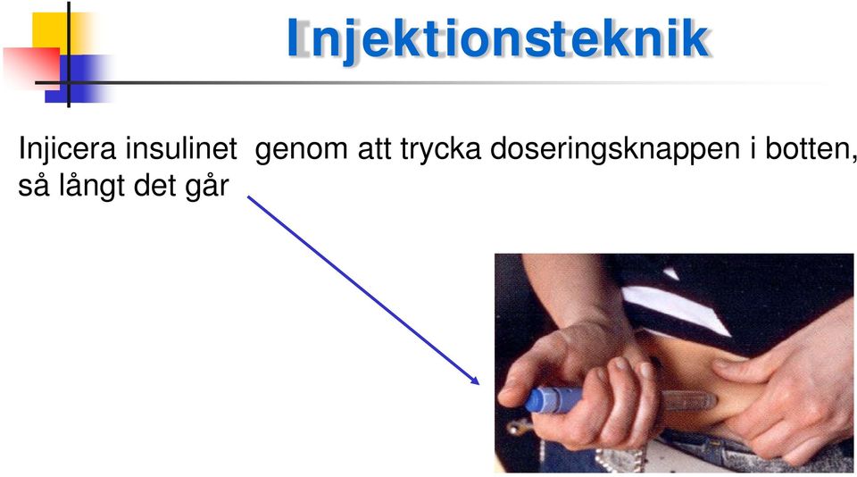 genom att trycka