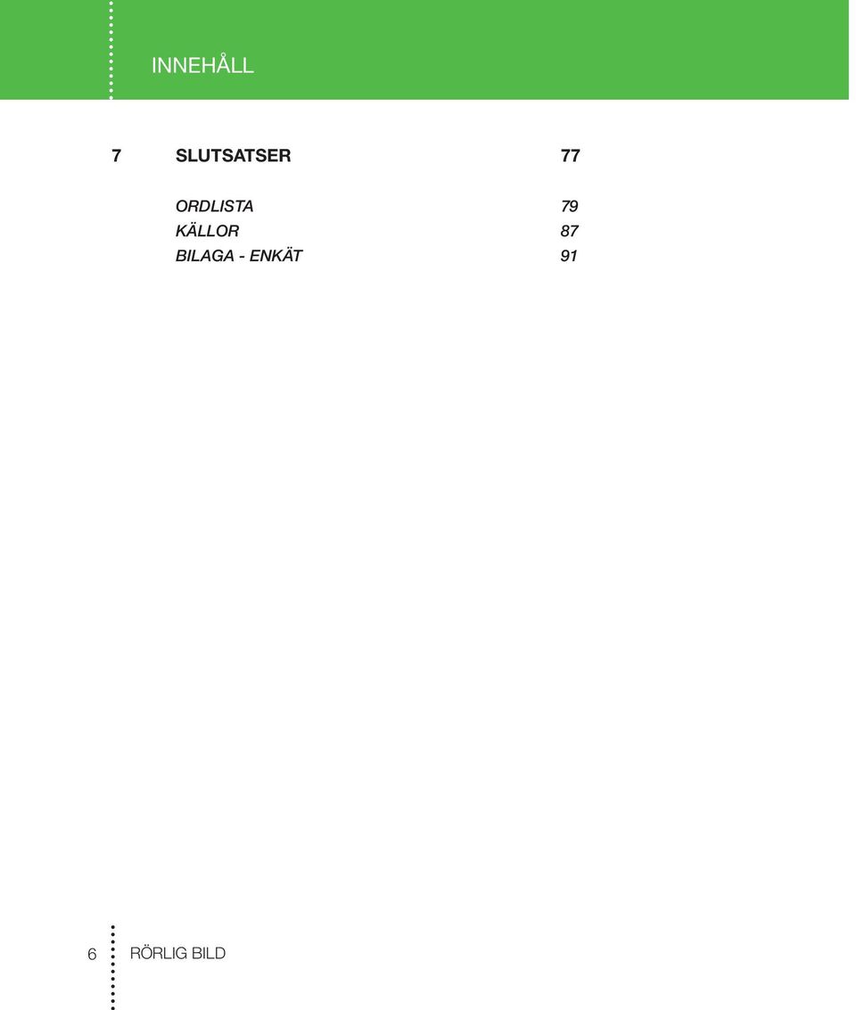 ORDLISTA 79 KÄLLOR