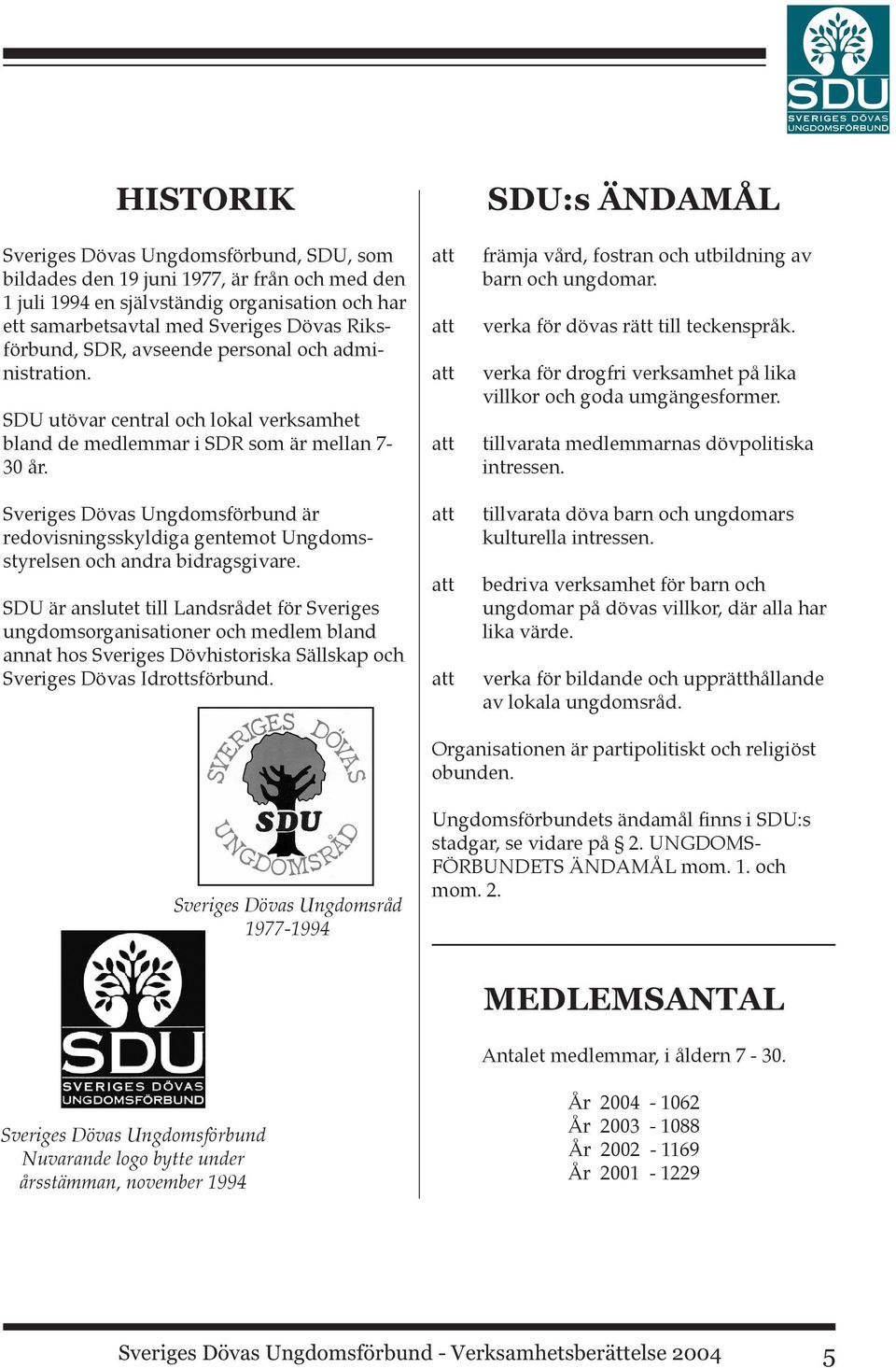 Sveriges Dövas Ungdomsförbund är redovisningsskyldiga gentemot Ungdomsstyrelsen och andra bidragsgivare.