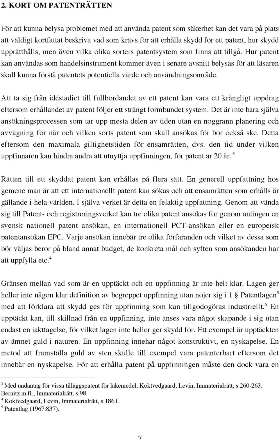 KREDITSÄKERHET I PATENT - PDF Gratis nedladdning