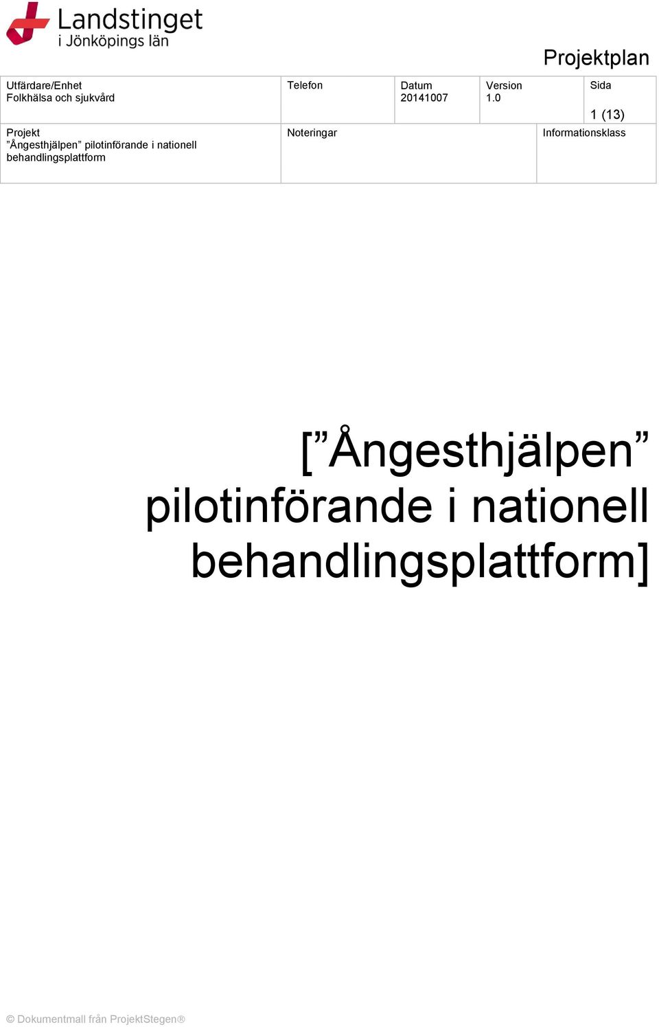 pilotinförande i