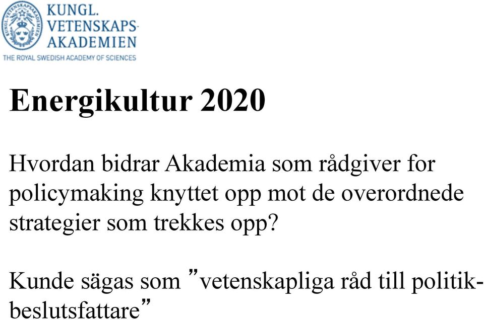 overordnede strategier som trekkes opp?